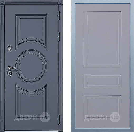 Входная металлическая Дверь Дива МХ-30 STR Н-13 Силк Маус в Наро-Фоминске