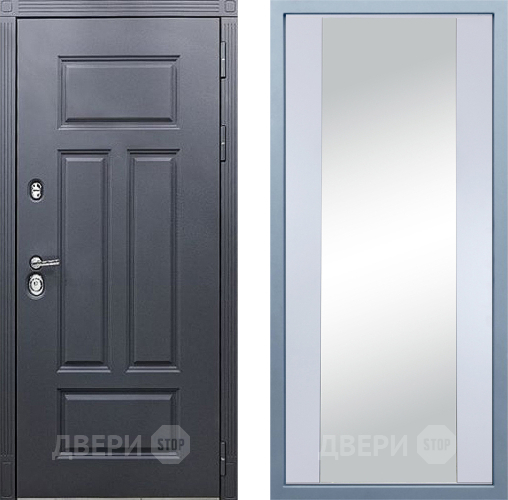 Входная металлическая Дверь Дива МХ-29 STR Д-15 Зеркало Белый в Наро-Фоминске
