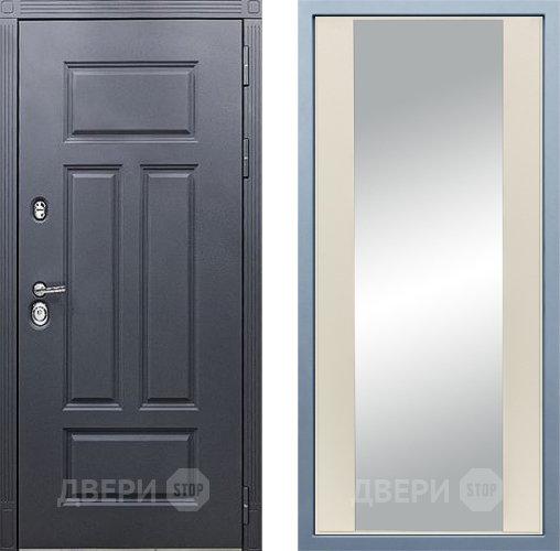 Входная металлическая Дверь Дива МХ-29 STR Д-15 Зеркало Шампань в Наро-Фоминске