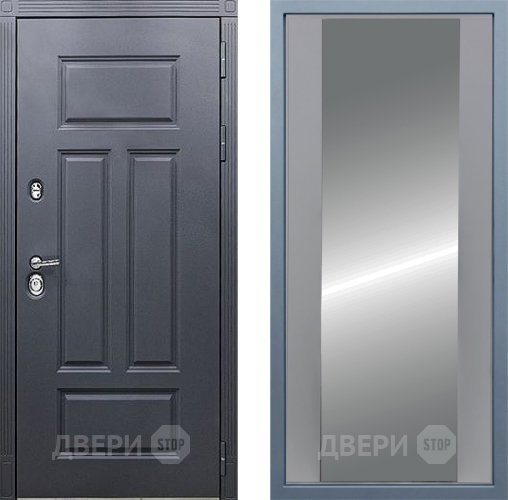 Входная металлическая Дверь Дива МХ-29 STR Д-15 Зеркало Силк Маус в Наро-Фоминске