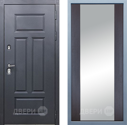 Входная металлическая Дверь Дива МХ-29 STR Д-15 Зеркало Венге в Наро-Фоминске