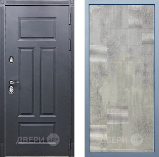 Входная металлическая Дверь Дива МХ-29 STR Д-4 Бетон темный в Наро-Фоминске