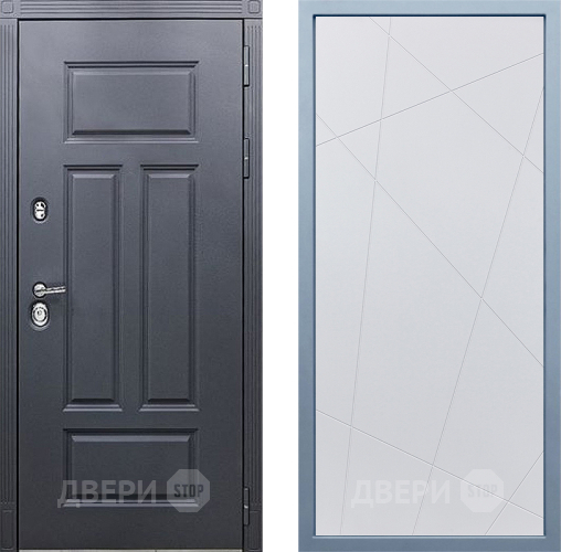 Входная металлическая Дверь Дива МХ-29 STR Д-11 Белый в Наро-Фоминске