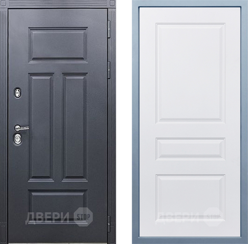 Входная металлическая Дверь Дива МХ-29 STR Д-13 Белый в Наро-Фоминске