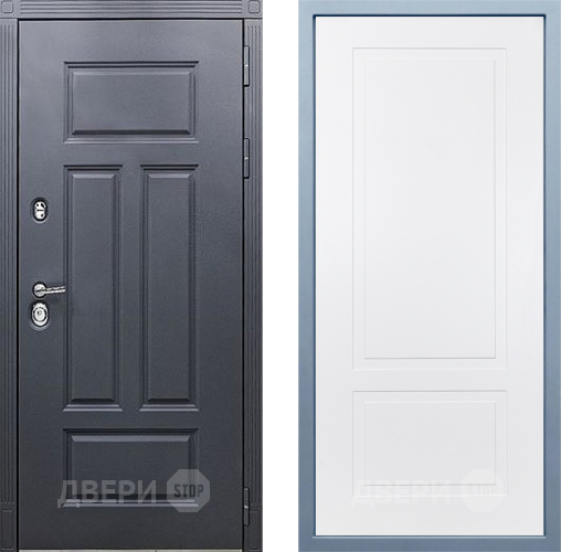 Входная металлическая Дверь Дива МХ-29 STR Н-7 Белый в Наро-Фоминске