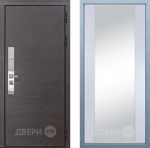 Входная металлическая Дверь Дива МХ-39 STR Д-15 Зеркало Белый в Наро-Фоминске