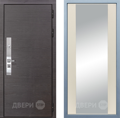 Входная металлическая Дверь Дива МХ-39 STR Д-15 Зеркало Шампань в Наро-Фоминске