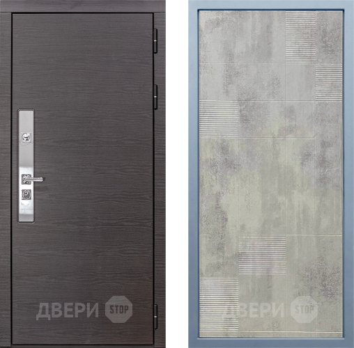 Входная металлическая Дверь Дива МХ-39 STR Д-4 Бетон темный в Наро-Фоминске