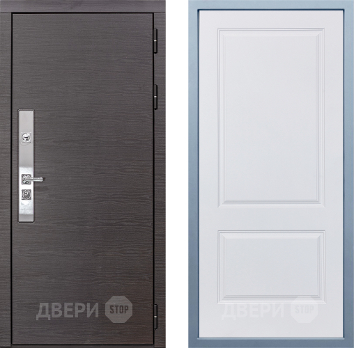 Входная металлическая Дверь Дива МХ-39 STR Д-7 Белый в Наро-Фоминске