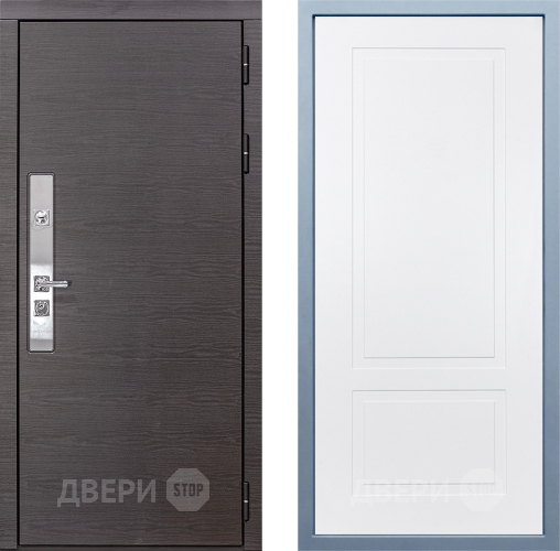 Входная металлическая Дверь Дива МХ-39 STR Н-7 Белый в Наро-Фоминске