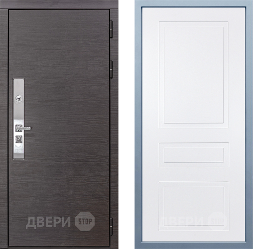 Входная металлическая Дверь Дива МХ-39 STR Н-13 Белый в Наро-Фоминске