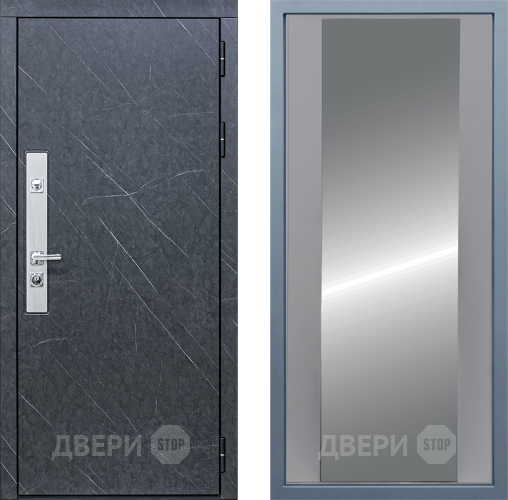 Входная металлическая Дверь Дива МХ-26 STR Д-15 Зеркало Силк Маус в Наро-Фоминске