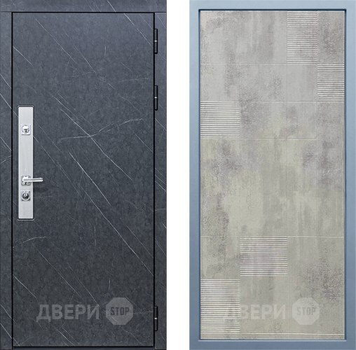 Входная металлическая Дверь Дива МХ-26 STR Д-4 Бетон темный в Наро-Фоминске