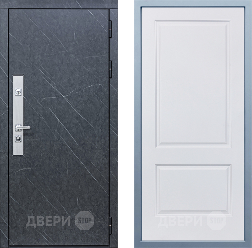 Входная металлическая Дверь Дива МХ-26 STR Д-7 Белый в Наро-Фоминске