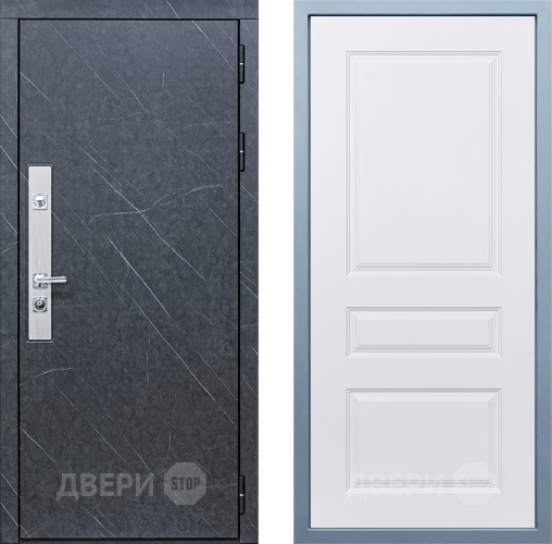 Входная металлическая Дверь Дива МХ-26 STR Д-13 Белый в Наро-Фоминске
