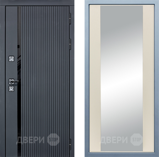 Входная металлическая Дверь Дива МХ-46 STR Д-15 Зеркало Шампань в Наро-Фоминске