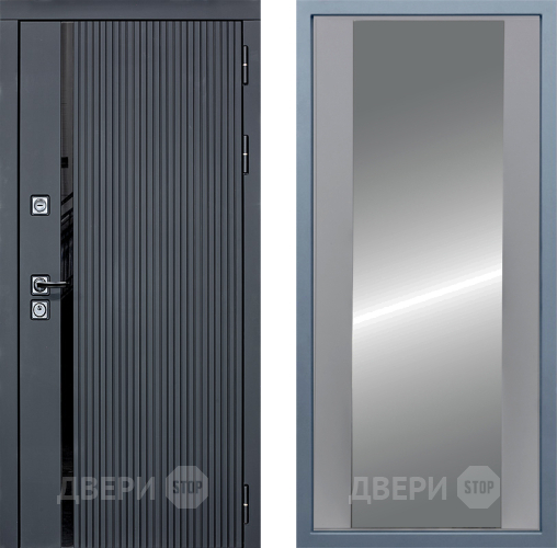 Входная металлическая Дверь Дива МХ-46 STR Д-15 Зеркало Силк Маус в Наро-Фоминске