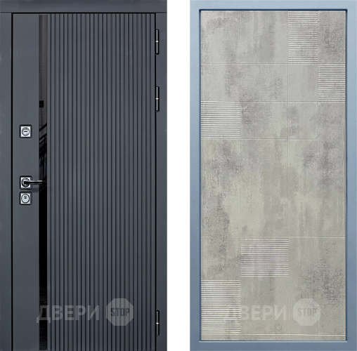 Входная металлическая Дверь Дива МХ-46 STR Д-4 Бетон темный в Наро-Фоминске
