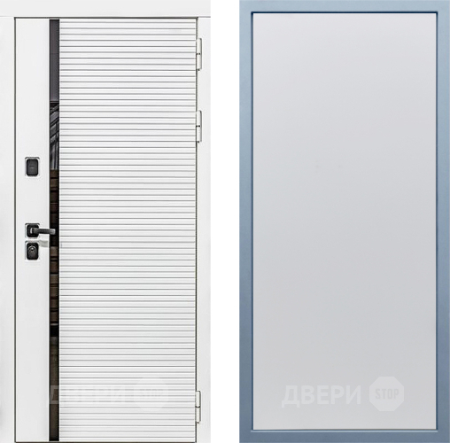 Входная металлическая Дверь Дива МХ-45 Белая STR Н-1 Белый в Наро-Фоминске