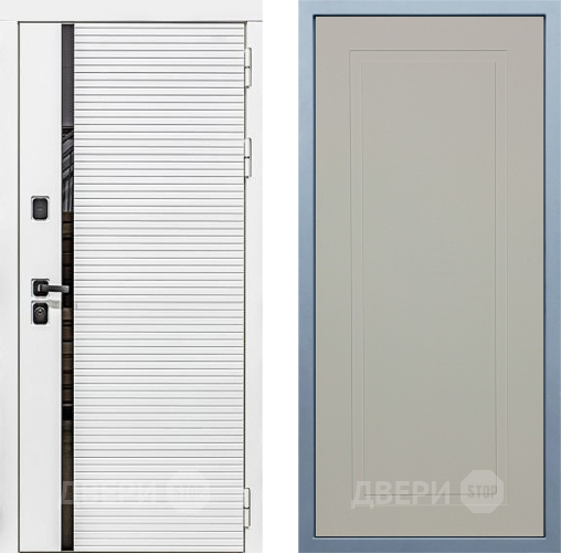 Входная металлическая Дверь Дива МХ-45 Белая STR Н-10 Шампань в Наро-Фоминске