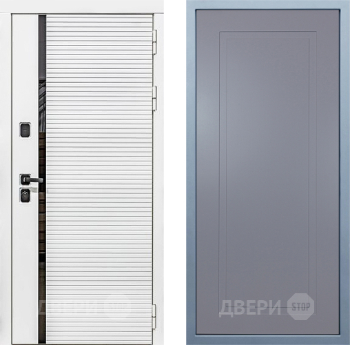Входная металлическая Дверь Дива МХ-45 Белая STR Н-10 Силк Маус в Наро-Фоминске