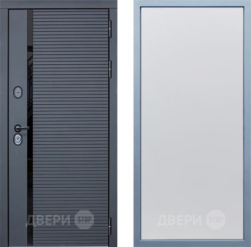 Входная металлическая Дверь Дива МХ-45 STR Н-1 Белый в Наро-Фоминске