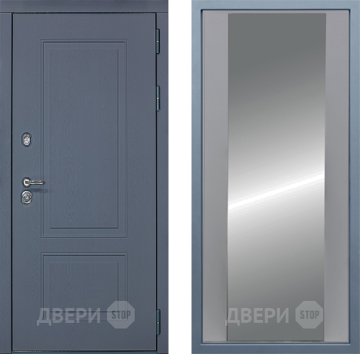 Входная металлическая Дверь Дива МХ-38 STR Д-15 Зеркало Силк Маус в Наро-Фоминске
