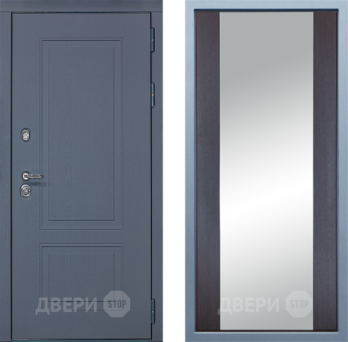 Входная металлическая Дверь Дива МХ-38 STR Д-15 Зеркало Венге в Наро-Фоминске