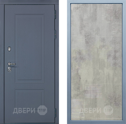 Входная металлическая Дверь Дива МХ-38 STR Д-4 Бетон темный в Наро-Фоминске