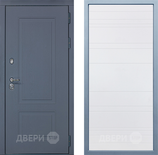 Входная металлическая Дверь Дива МХ-38 STR Д-5 Белый в Наро-Фоминске