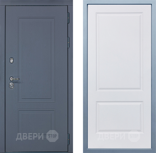 Входная металлическая Дверь Дива МХ-38 STR Д-7 Белый в Наро-Фоминске