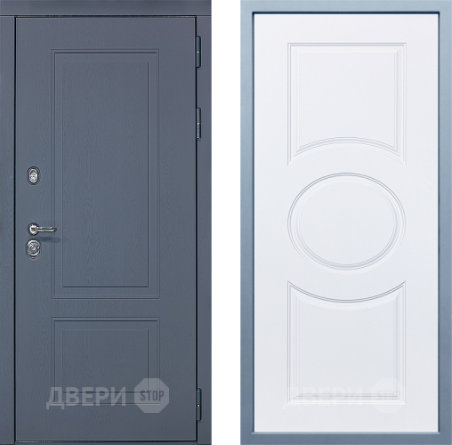 Входная металлическая Дверь Дива МХ-38 STR Д-8 Белый в Наро-Фоминске