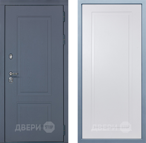Входная металлическая Дверь Дива МХ-38 STR Н-10 Белый в Наро-Фоминске