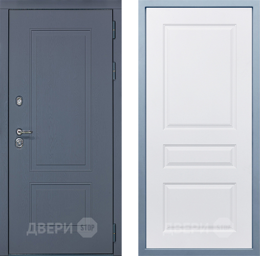 Входная металлическая Дверь Дива МХ-38 STR Д-13 Белый в Наро-Фоминске