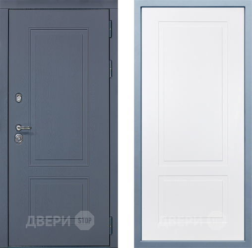 Входная металлическая Дверь Дива МХ-38 STR Н-7 Белый в Наро-Фоминске