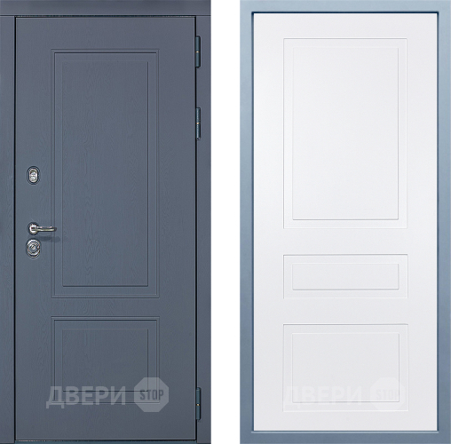 Входная металлическая Дверь Дива МХ-38 STR Н-13 Белый в Наро-Фоминске