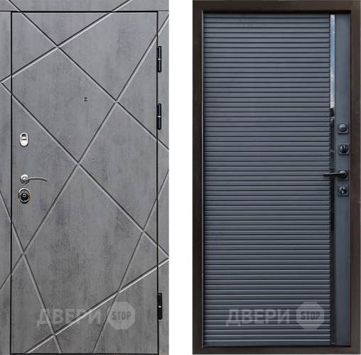 Входная металлическая Дверь Престиж Лучи Porte Черный кварц в Наро-Фоминске