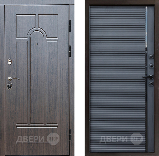 Входная металлическая Дверь Престиж Арка Porte Черный кварц в Наро-Фоминске