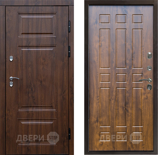 Входная металлическая Дверь Престиж TERMO с терморазрывом Премиум Орех Спарта Дуб в Наро-Фоминске