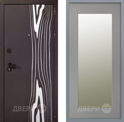 Дверь Заводские двери Леванте Зеркало Модерн Грей софт в Наро-Фоминске