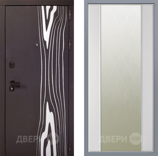 Дверь Заводские двери Леванте Зеркало Ампир Белый софт в Наро-Фоминске