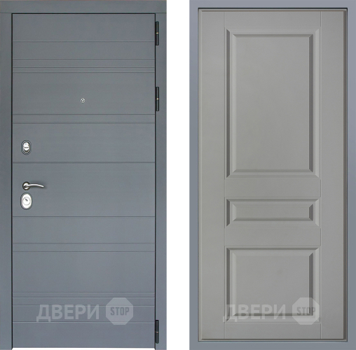 Дверь Заводские двери Лира Софт графит Стокгольм Грей софт в Наро-Фоминске