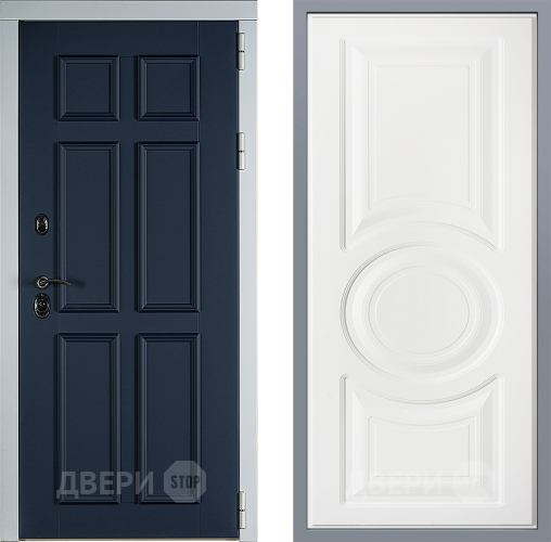 Дверь Заводские двери Стокгольм Неаполь Лофт белый в Наро-Фоминске