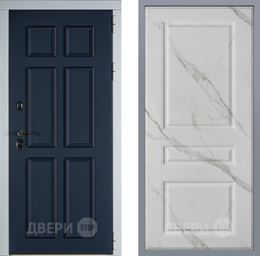 Дверь Заводские двери Стокгольм Стокгольм Мрамор белый в Наро-Фоминске
