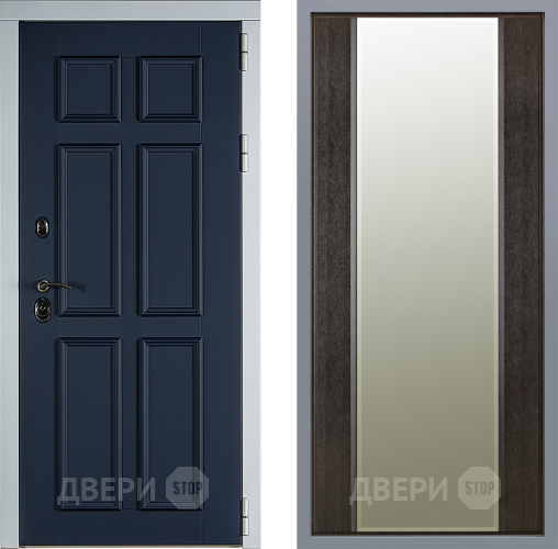 Дверь Заводские двери Стокгольм Зеркало Макси Венге в Наро-Фоминске