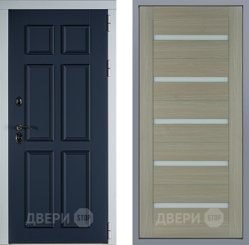 Дверь Заводские двери Стокгольм СБ-1 Капучино в Наро-Фоминске