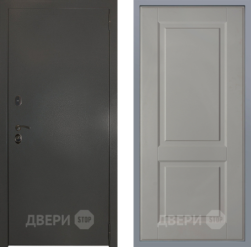 Дверь Заводские двери Эталон 3к антик серебро Доррен Грей софт в Наро-Фоминске