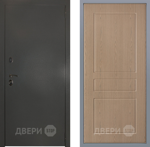 Дверь Заводские двери Эталон 3к антик серебро К-2 Беленый дуб в Наро-Фоминске