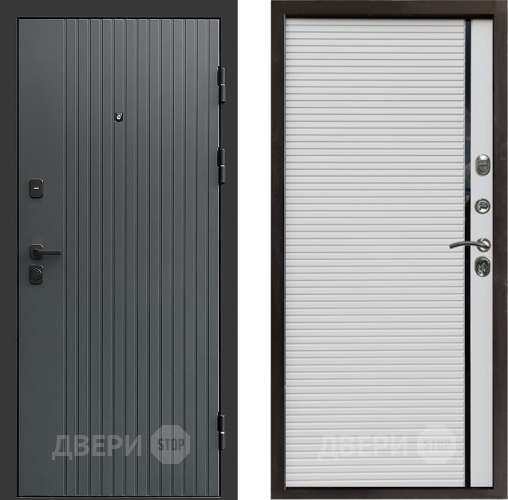 Входная металлическая Дверь Престиж Tvist Grey Porte Белый в Наро-Фоминске