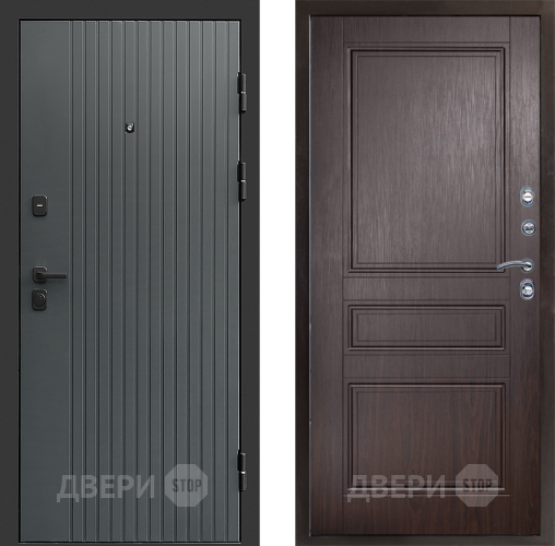 Входная металлическая Дверь Престиж Tvist Grey Классика Венге в Наро-Фоминске